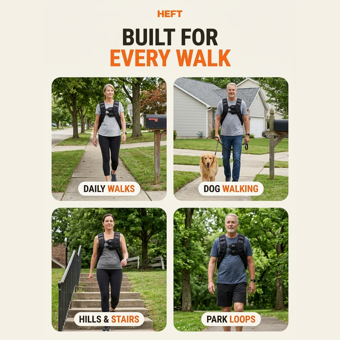HEFT Steady-Load Weighted Vest