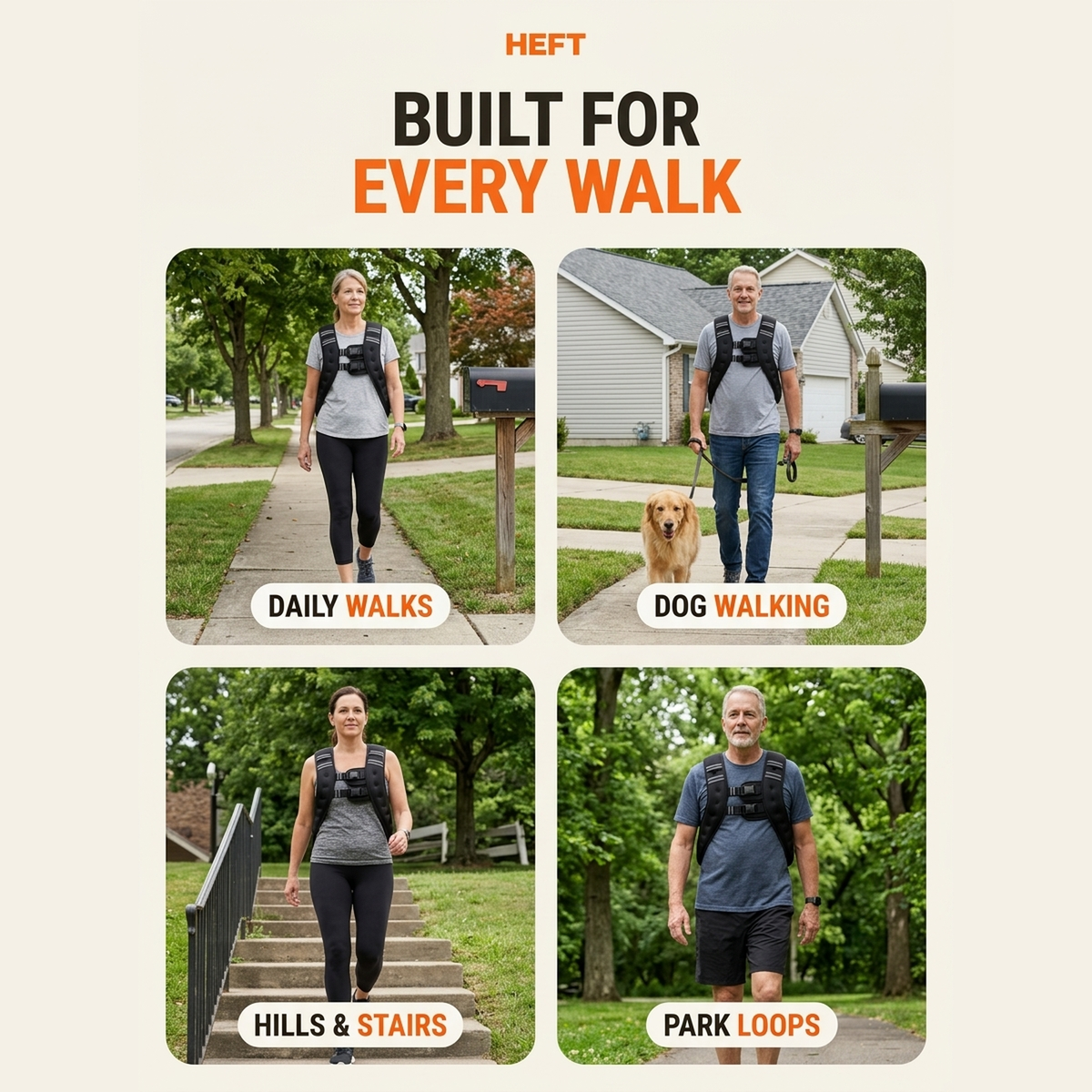 HEFT Steady-Load Weighted Vest