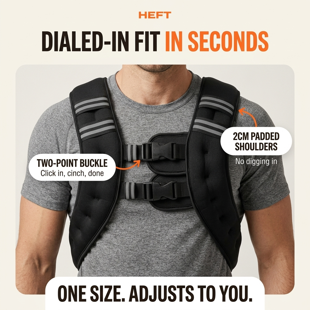 HEFT Steady-Load Weighted Vest